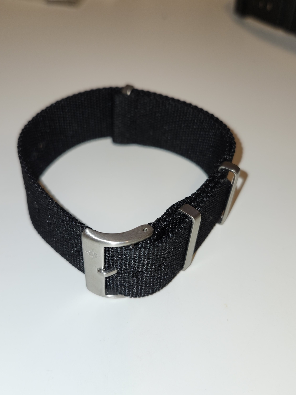 CNS Watch Bands Black Premium Strap 24mm